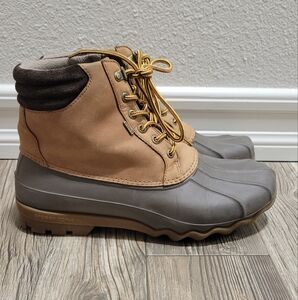 Sperry Men's Tan and Gray Duck Boots